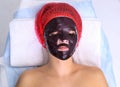 Chocolate Mask Facial Spa Royalty Free Stock Photo