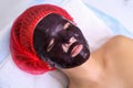 Chocolate Mask Facial Spa Royalty Free Stock Photo