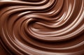 Chocolate. Melted chocolate top view. Confectionery concept