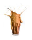 Chocolate milk shake Royalty Free Stock Photo