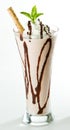 Chocolate milk shake Royalty Free Stock Photo