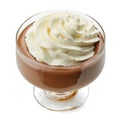 Chocolate mousse dessert Royalty Free Stock Photo