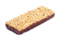 Chocolate muesli bar Royalty Free Stock Photo