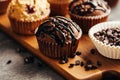 Chocolate Muffin with Chocolate Chips