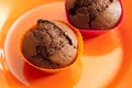 Chocolate muffins Royalty Free Stock Photo