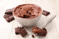 Chocolate mug cake Royalty Free Stock Photo