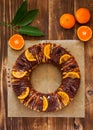 Chocolate orange cake Royalty Free Stock Photo