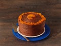 Chocolate orange cake Royalty Free Stock Photo