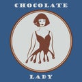 Chocolate painted girl