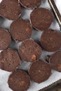 Chocolate palet breton cookies, chocolate sable cookies