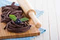 Chocolate pasta Royalty Free Stock Photo