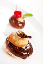 Chocolate pastries Royalty Free Stock Photo