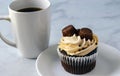 Chocolate  peanut butter cup cake Royalty Free Stock Photo