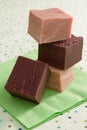 Chocolate & Peanut Butter Fudge Royalty Free Stock Photo