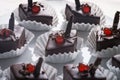 Chocolate Petits Fours Glace Royalty Free Stock Photo