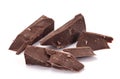 Chocolate pieces Royalty Free Stock Photo