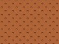 Chocolate pixel 8 bit donut background - high res seamless pattern