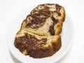 Chocolate plumcake. Royalty Free Stock Photo