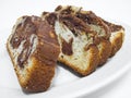 Chocolate plumcake. Royalty Free Stock Photo