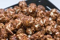 Chocolate popcorn Royalty Free Stock Photo