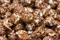 Chocolate popcorn Royalty Free Stock Photo