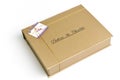 Chocolate and praline box Royalty Free Stock Photo