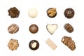 chocolate pralines Royalty Free Stock Photo