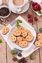 Chocolate pretzel cookies.