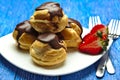 Chocolate profiterole