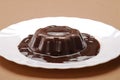 Chocolate pudding. Royalty Free Stock Photo