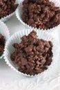 Chocolate rice cakes Royalty Free Stock Photo