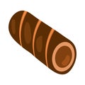 chocolate roll cookie icon