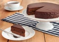 Chocolate sacher cake