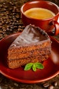 Chocolate sacher cake