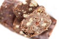 Chocolate salami Royalty Free Stock Photo