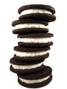 Chocolate Sandwich Cookies Royalty Free Stock Photo