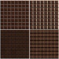 Chocolate seamless background set