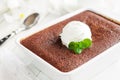 Chocolate Self Saucing Pudding Royalty Free Stock Photo