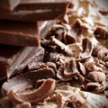 Chocolate shavings