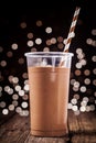 Chocolate smoothie or milkshake
