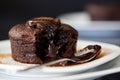 Chocolate Souffle with Cinnamon Royalty Free Stock Photo