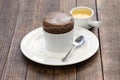 Chocolate souffle Royalty Free Stock Photo