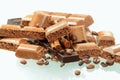 Chocolate and spices Royalty Free Stock Photo