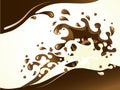 Chocolate splash