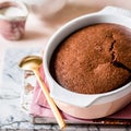 Chocolate Sponge Pudding Royalty Free Stock Photo