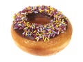 Chocolate Sprinkle Ring Doughnut Royalty Free Stock Photo