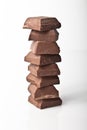 Chocolate squares Royalty Free Stock Photo