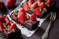 Chocolate-Strawberry Tarte