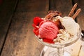 Chocolate, strawberry and vanilla ice cream Royalty Free Stock Photo