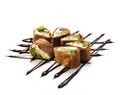 Chocolate Sushi Roll Royalty Free Stock Photo